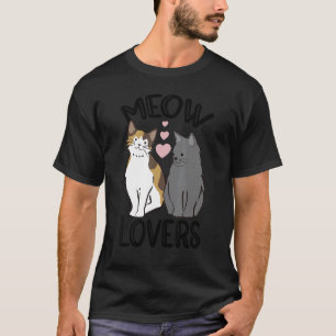 Camiseta Gato de Miau Proprietário de Gato Gato Animais de