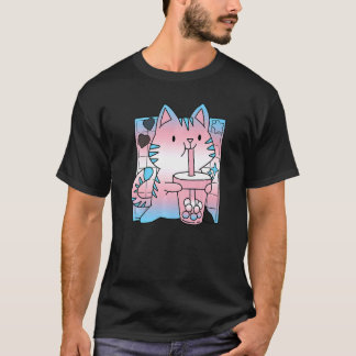 Camiseta Gato de Moda Trans Mãe Lgbt Gay Lgbtq Ord Mont