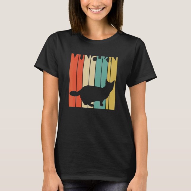 Camiseta Gato de Munchkin bonito (Frente)
