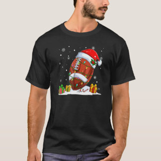 Camiseta Gato de Natal Árvore de Natal Enfeites Pijama