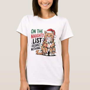 Camiseta Gato De Natal Encantado, Encantado