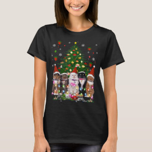 Camiseta Gato de Natal Engraçado, Feliz, Árvore de Natal