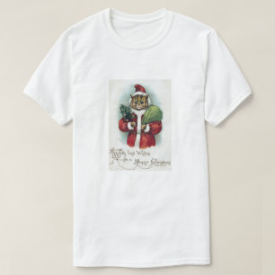 Camiseta Gato de Natal, Louis Wain