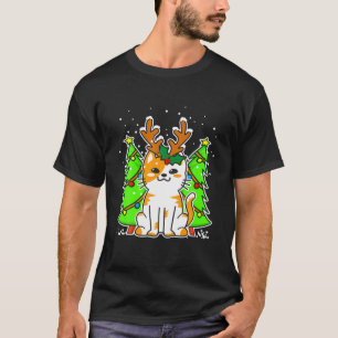 Camiseta Gato-De-Natal, Névoa-Névoa