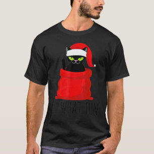 Camiseta Gato de Natal Oh Que Diversão Xmas Pijama Festa