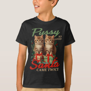 Camiseta Gato de Natal Safado Divertido Piada Brincadeira H