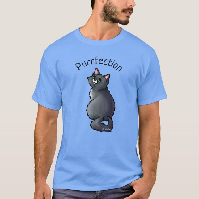 Camiseta Gato de Olhos Verdes (Frente)
