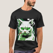 Gato de olhos verdes