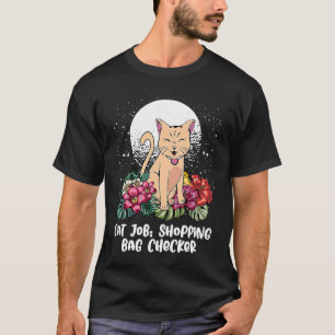 Camiseta Gato de Pai de compras Cat. Mãe Gato de Gato de Ga