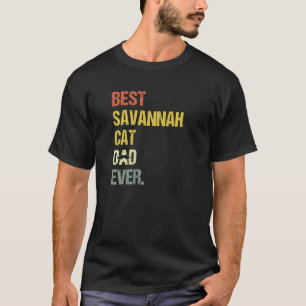 Camiseta Gato de Pai de Savannah, melhor do mundo