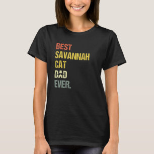 Camiseta Gato de Pai de Savannah, melhor do mundo