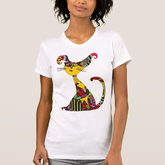 Camiseta Gato de pano (Frente)