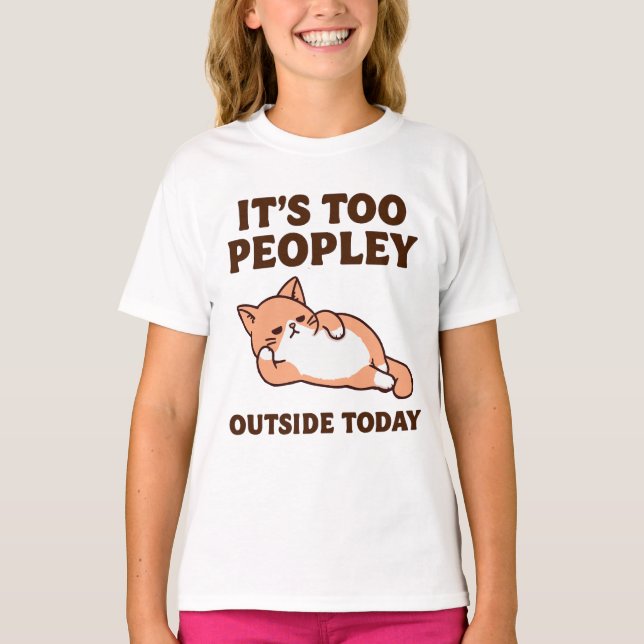Camiseta Gato de Pessoas (Frente)