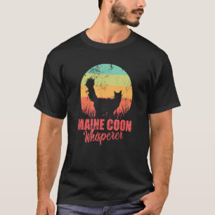 Camiseta Gato De Pet Masculino De Gato De Whisperer De Main
