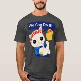 Camiseta Gato de Picleball Nós podemos fazer isso