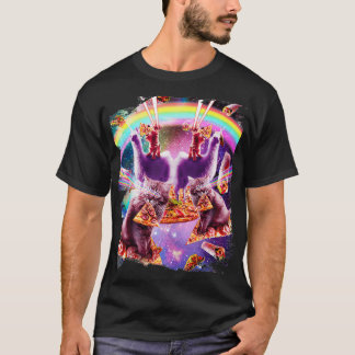 Camiseta Gato De Pizza Laser Em Lama, Gatos De Gatinho Láze