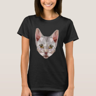 Camiseta Gato de Polígono - Gato Geométrico Katzenmama