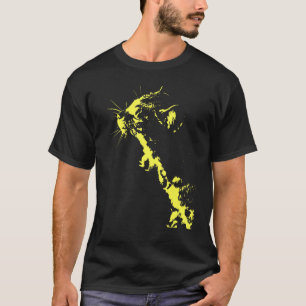 Camiseta Gato de Pop de Gaivota Coca-Gata Coca-Cola Centead