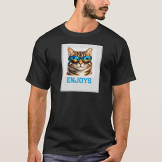 Camiseta Gato de praia