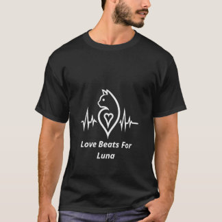 Camiseta Gato de Pulso - Pet Love Personalizado