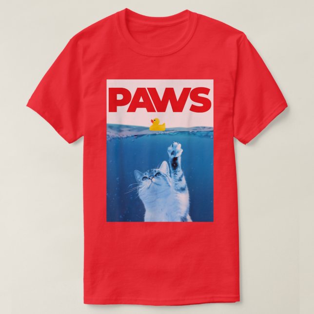 Camiseta Gato De PWS E Gato De Borracha Amarelo Gatinho Eng (Frente do Design)