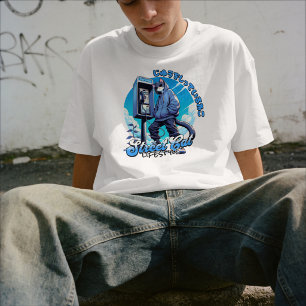 Camiseta Gato de Rua – Anime Retro Vida Urbana