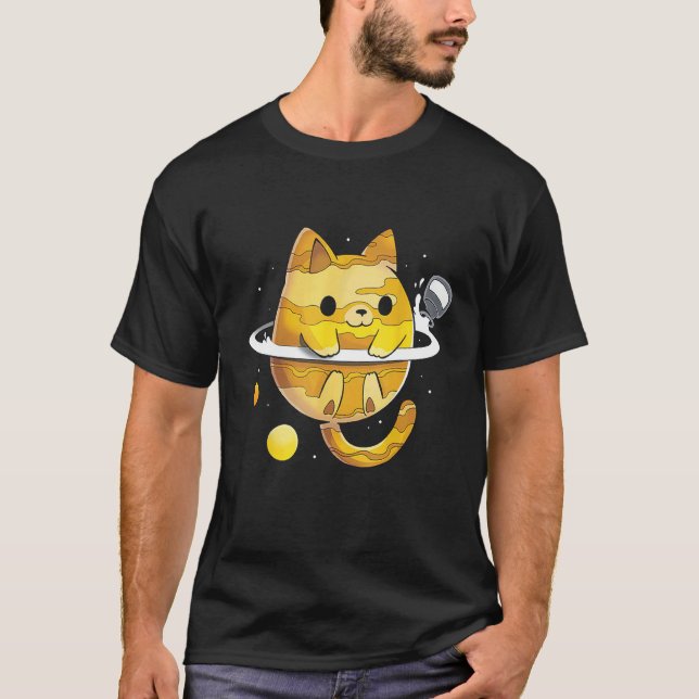 Camiseta Gato de Saturno (Frente)
