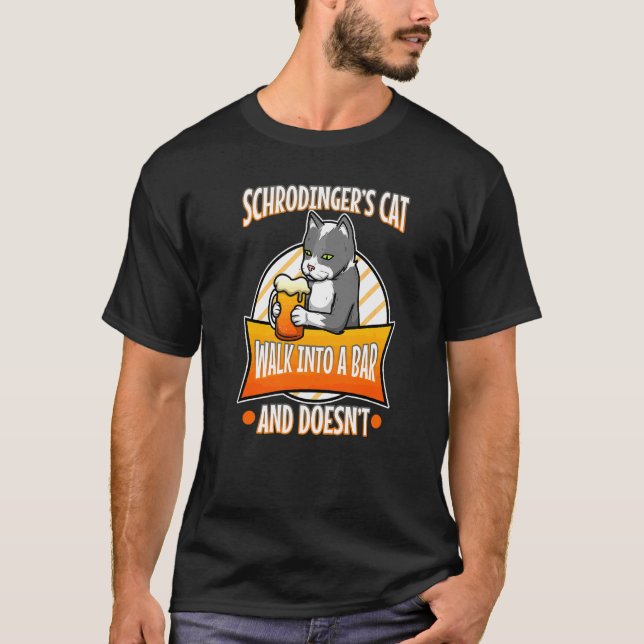 Camiseta Gato de Schrodinger (Frente)