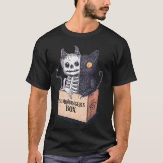 Camiseta Gato de Schrödinger engraçado