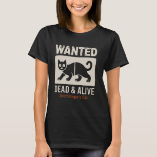 Camiseta Gato de Schrodinger Morto e Vivo Física Quântica