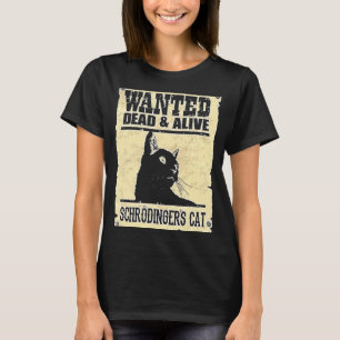 Camiseta Gato de Schrodinger ou Morto vivo