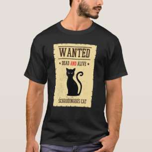 Camiseta Gato de Schrodinger Querido Morto Vivo Física Quân