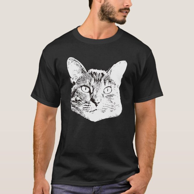 Camiseta Gato de Shorthair Europeu (Frente)
