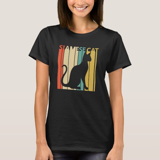 Camiseta Gato de Siamese (Frente)