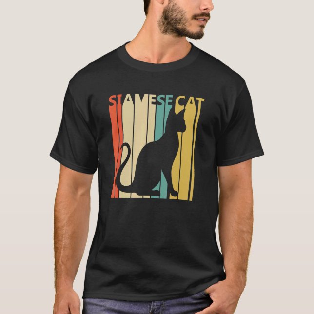Camiseta Gato de Siamese (Frente)