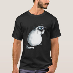 Camiseta Gato De Siamese Grumpy Para Gato