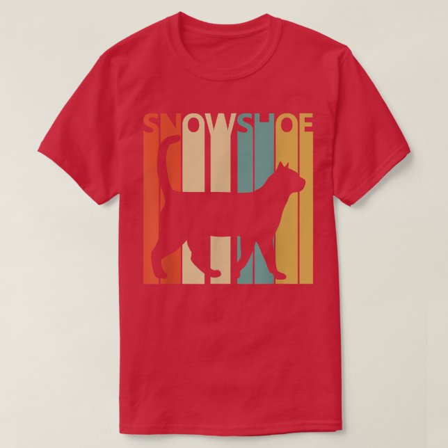 Camiseta Gato de Snowshoe (Frente do Design)
