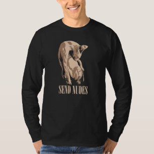 Camiseta Gato De Sphynx Nunca É Um Gato De Sphynx De Cabelo