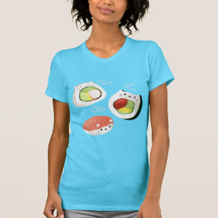 Camiseta Gato de Sushi