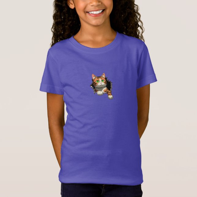 Camiseta Gato de Tabby (Frente)