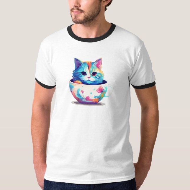 Camiseta Gato de Taça (Frente)