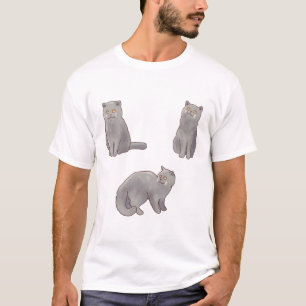 Camiseta Gato-de-taça-curta-britânica Magic