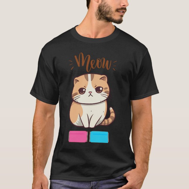 Camiseta Gato De Tater Invertido - Comida (Frente)
