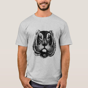 Camiseta Gato de Tigre Antiquado