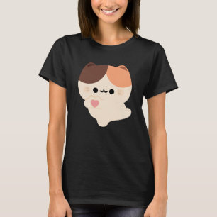 Camiseta Gato de Torta de Amor Bonito