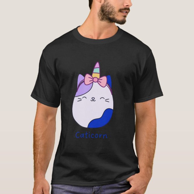 Camiseta Gato de Unicorn Esquadrão Esquadrado Esquadrão de  (Frente)