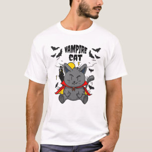 Camiseta Gato de Vampiro, Horror Clássico