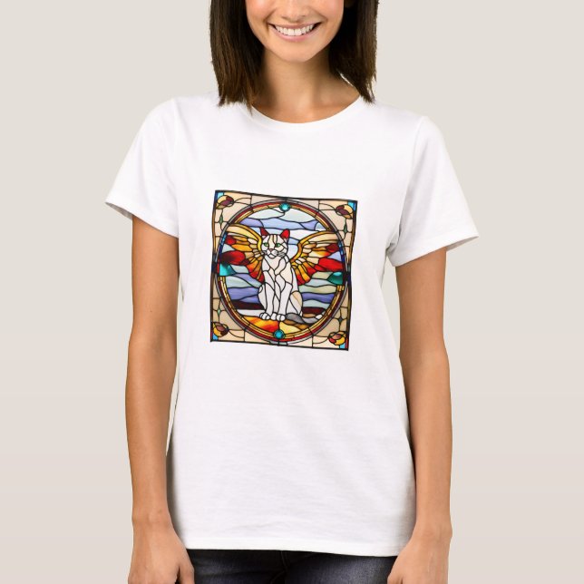 Camiseta Gato De Vidro Mantido (Frente)