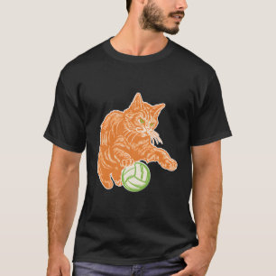 Camiseta Gato de Voleibol de Praia