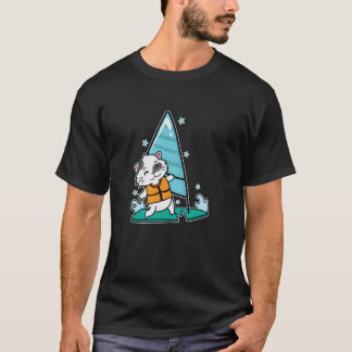 Camiseta Gato de Windsurf